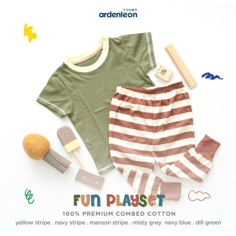 ARDENLEON Unisex Fun Playset / Arden Leon Setelan Baju Anak