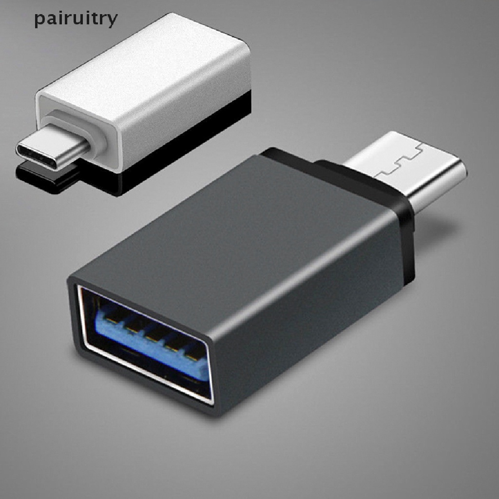 Prt Adapter Konverter OTG USB Tipe C Ke USB-A 3.0 Female 3.1 Untuk Mac Nexus 5X 6P PRT