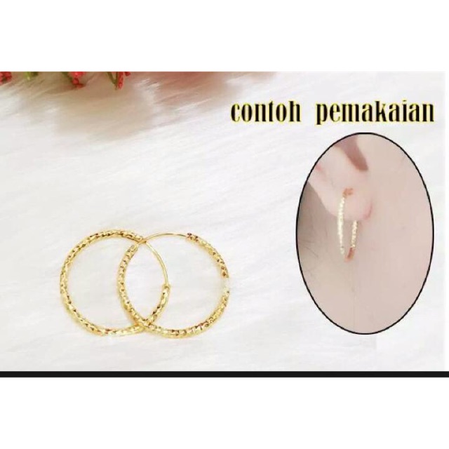 Anting hoop wanita suping