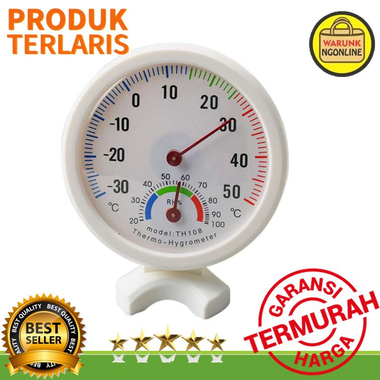 Alat ukur temperatur suhu dan kelembaban ruangan - TH-108 Hygrometer