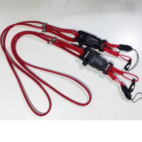 

Paracord ID Card Lanyard Tali Gantungan Kartu Identitas Kalung Nama