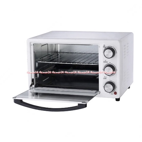 Kris Oven Toaster White 16L Alat Pemanggang Kue Bakar Makanan Cookies Ofen Putih 2tingkat Krischef