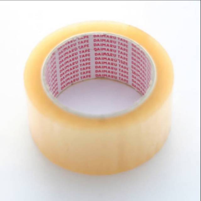 

Lakban daimaru tebal bening opp tape bening / coklat 2 inch