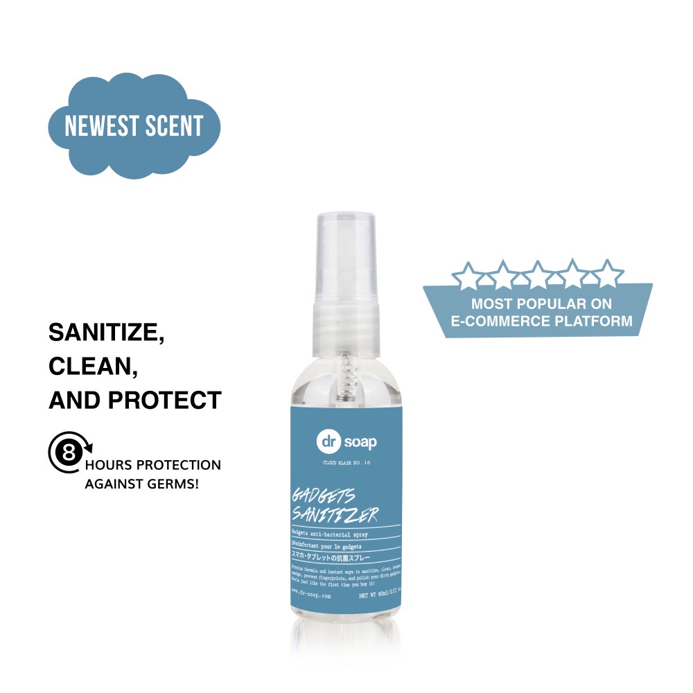 DR SOAP Gadget Sanitizer Cloud Klair 60ml