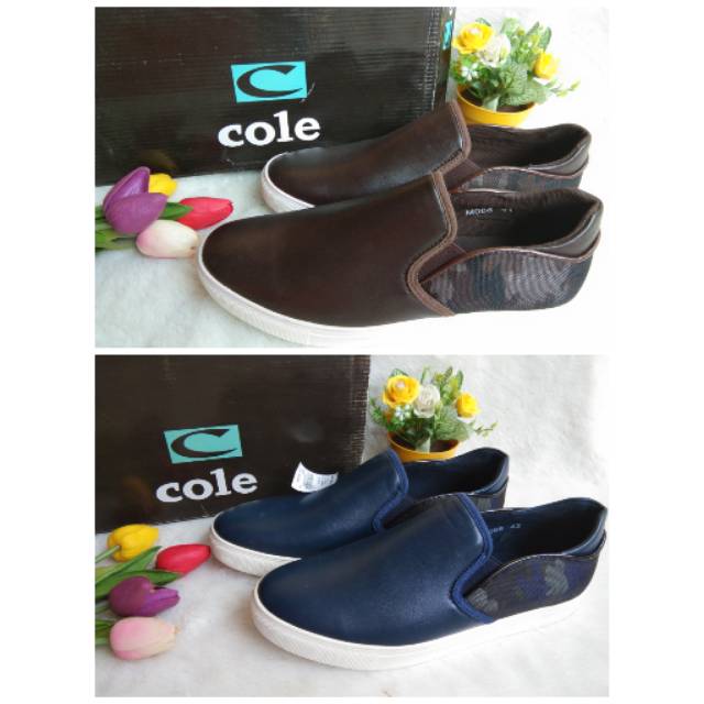 SEPATU COLE PRIA ORIGINAL - SEPATU SLIP ON COLE PRIA - SNEAKERS PRIA - SEPATU CASUAL PRIA- FASHION P