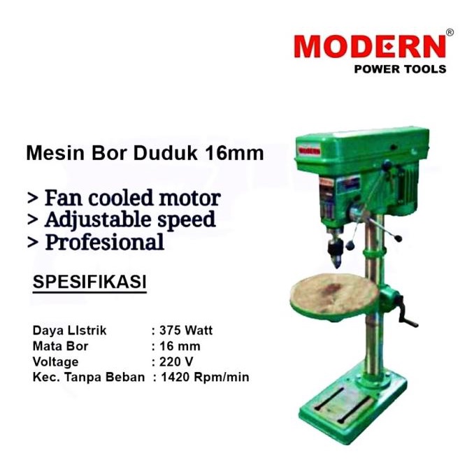 Promo Mesin Bor Duduk 13Mm 16Mm Bench Drill Rbd 16 13 Zj-4110 Zjq-4116