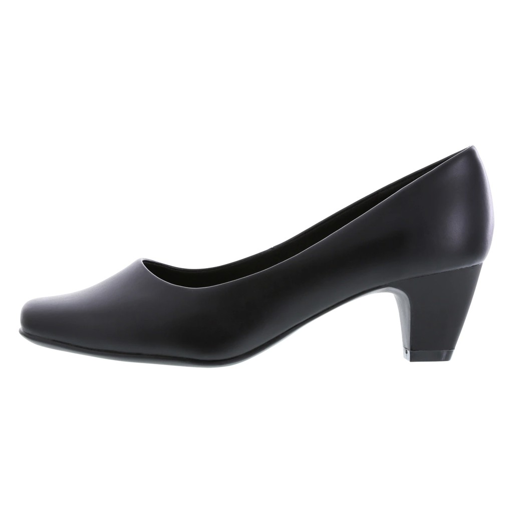 Comfort Plus Women's Janis Comfort Low Heel Pump - Black_04