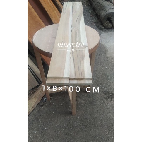kayu reng jati 1×8×100 cm kayu stick jati kaso kayu jati