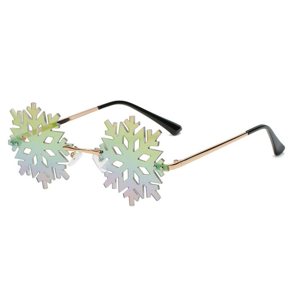 Lily Kacamata Snowflake Fashion Untuk Wanita Pria Novelty Party Eyeglasses