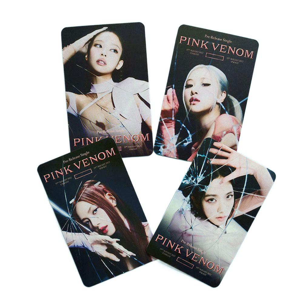 Mxbeauty PINK VENOM Photocards Hadiah Fans 55pcs/set Kartu HD Foto Idol Lomo Card LISA JENNIE ROSE LISA Postcard