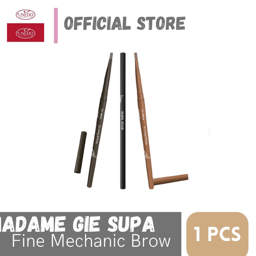 Madame Gie Supa Fine Mechanic Brow-MakeUp Pensil Alis
