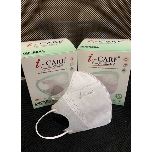 Masker Duckbill I-care 4ply Original 50's