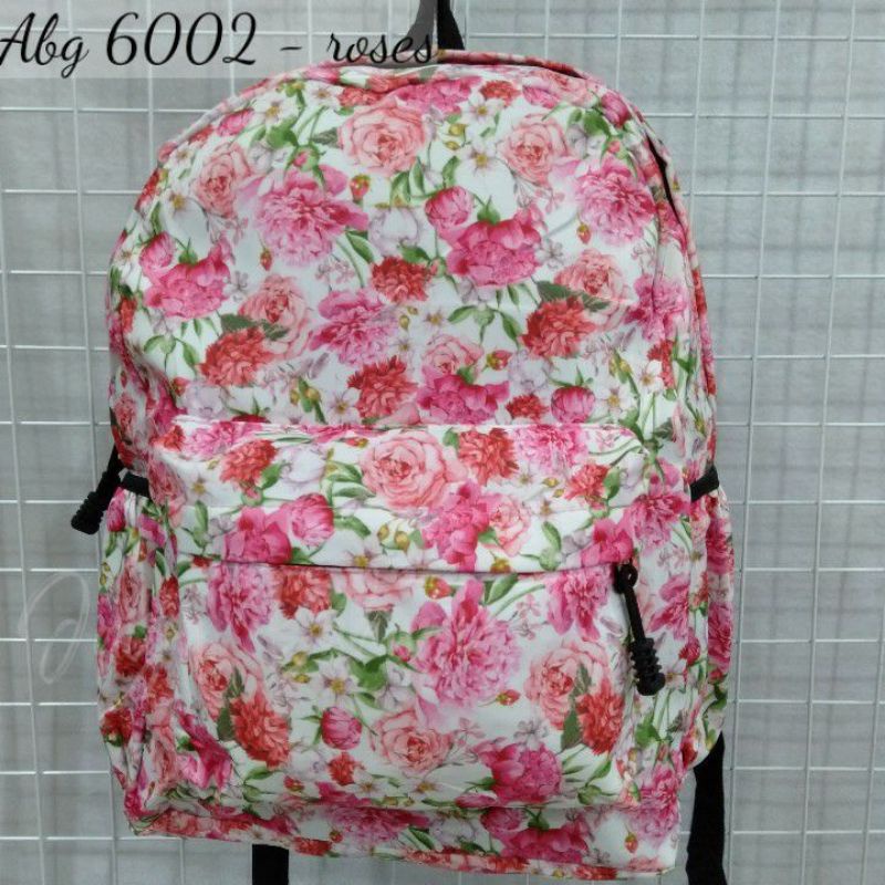 Ransel Wanita Import Ringan Colourfull Tas Sekolah Anak Remaja Perempuan Uk Besar