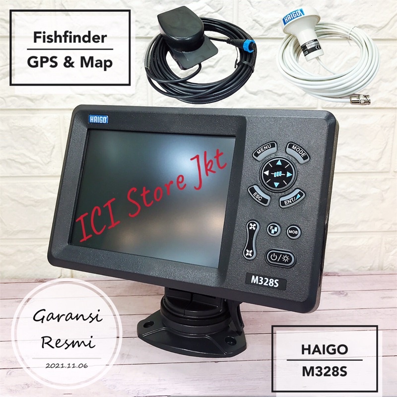 Fishfinder plus gps dan map HAIGO M3288S Garansi Resmi