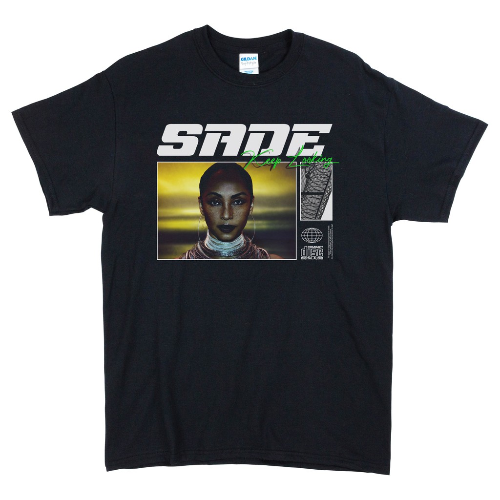( COD ) KAOS MUSIK SADE - KEEP LOOKING MERCH / UNISEX / ATASAN / BAJU SADE / SADE T-SHIRT