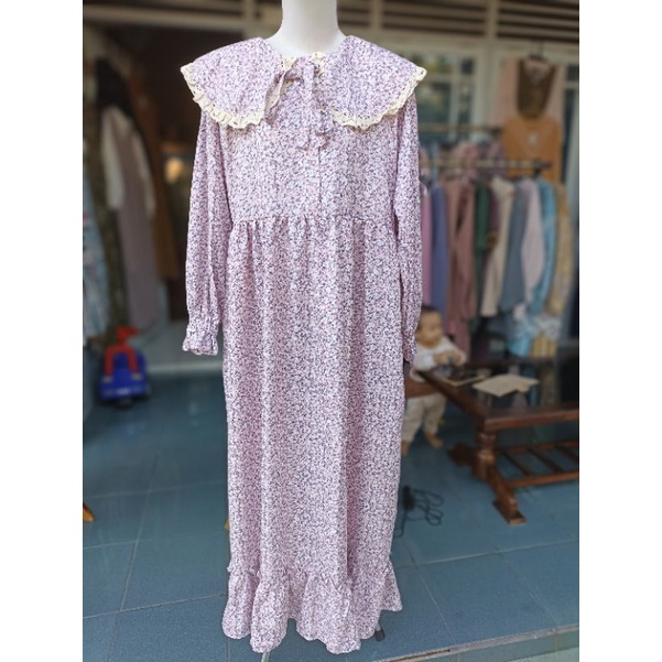 Dress/Gamis Bunga kecil kecil