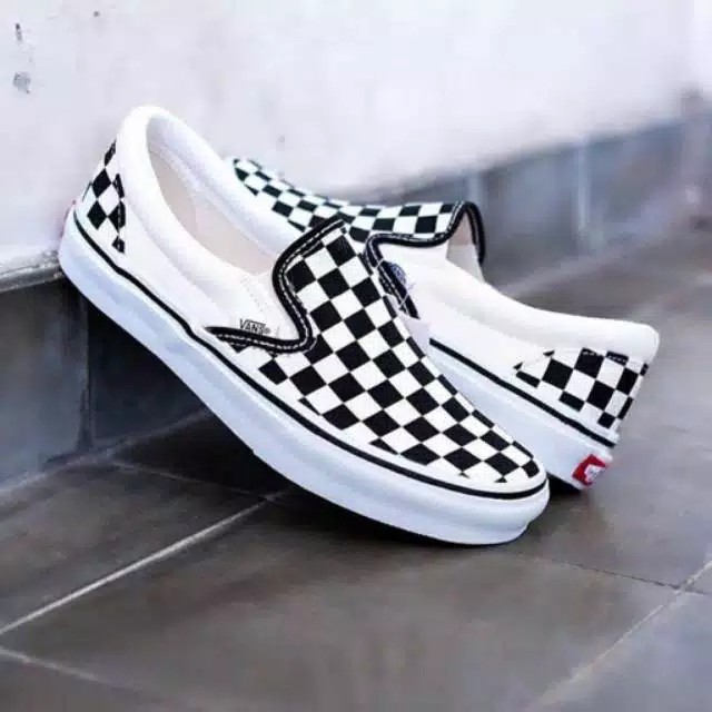 Sepatu Vans Casual Pria Slip On Murah Oldskool Sekolah Kuliah Keren Terlaris