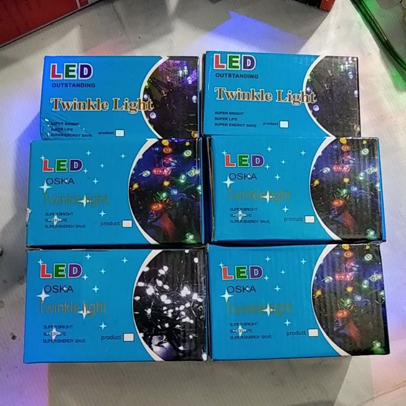 lampu led natal kelap kelip