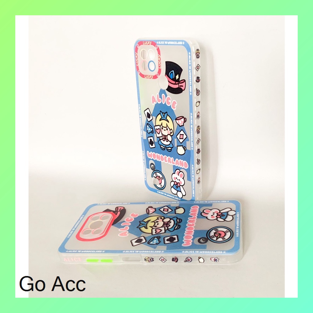 FH26 Softcase Slide Camera Lens Alice Wonderland Xiaomi Redmi 9 Prime 9A 9i 9C 9T Note 8 Pro 9 Poco M3 X3 Pro, Samsung A02/M02 A02s/M02s A10 A10s A11/M11 A12 A20/A30/M10s A20s A21s A50 A50s A30s J2 Prime