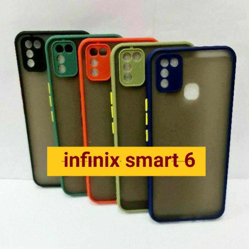 Slikon/case terbaru tipe Hp infinix smart 5/smart 6/smart 6 nfc My Choise Case Dove Banper Aero Fuze Macaron