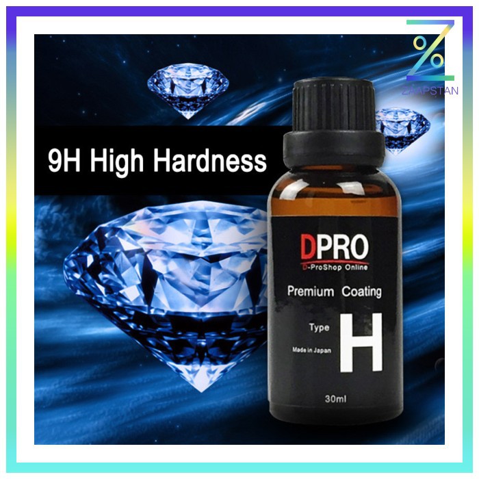 DPRO Premium Coating Crystal Liquid Hydrophobic Pelindung Bodi Mobil 9