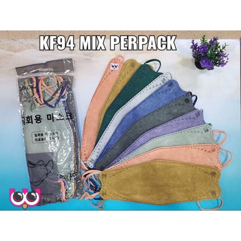 Masker KF94 MIX WARNA