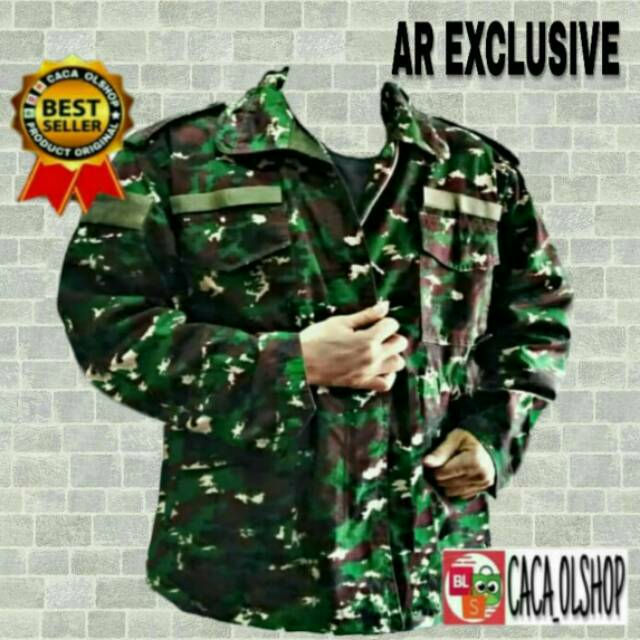 Exclusive Jaket TNI Loreng NKRI Product Original