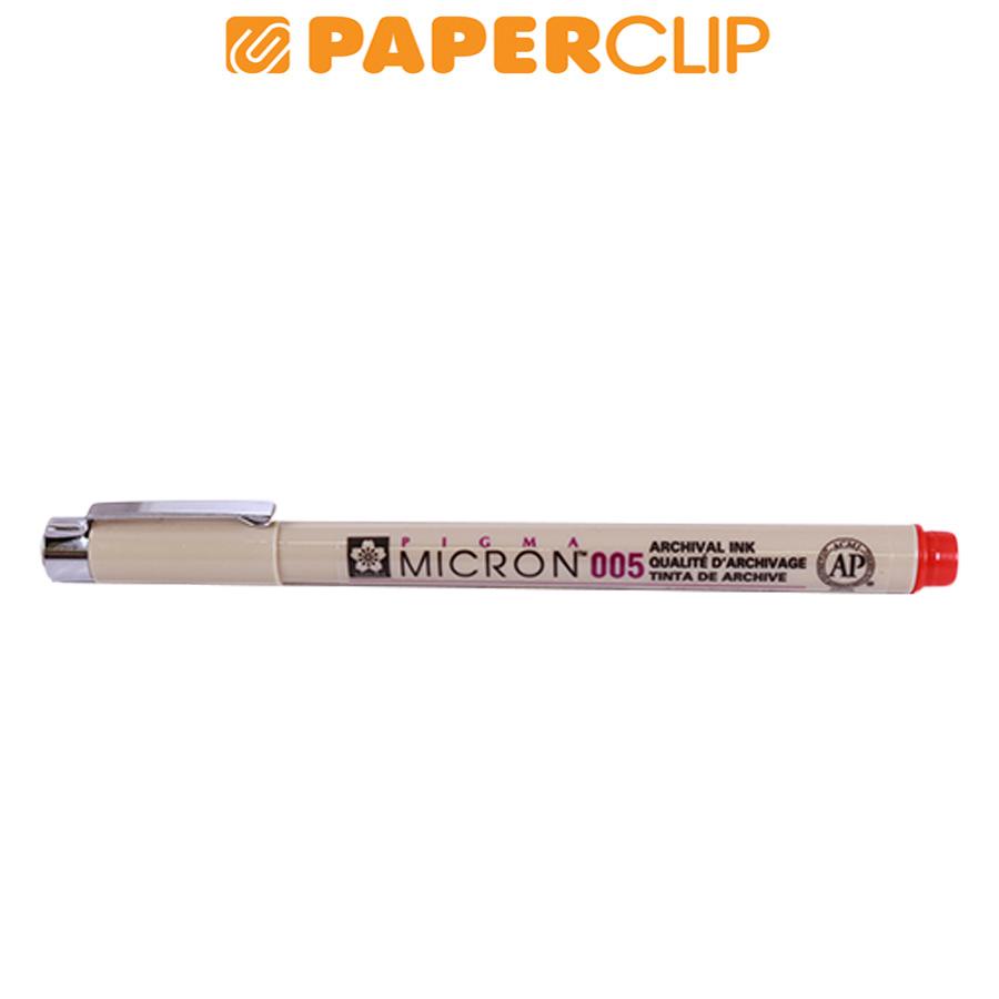 

BALLPOINT SAKURA PIGMA MICRON 005 RED