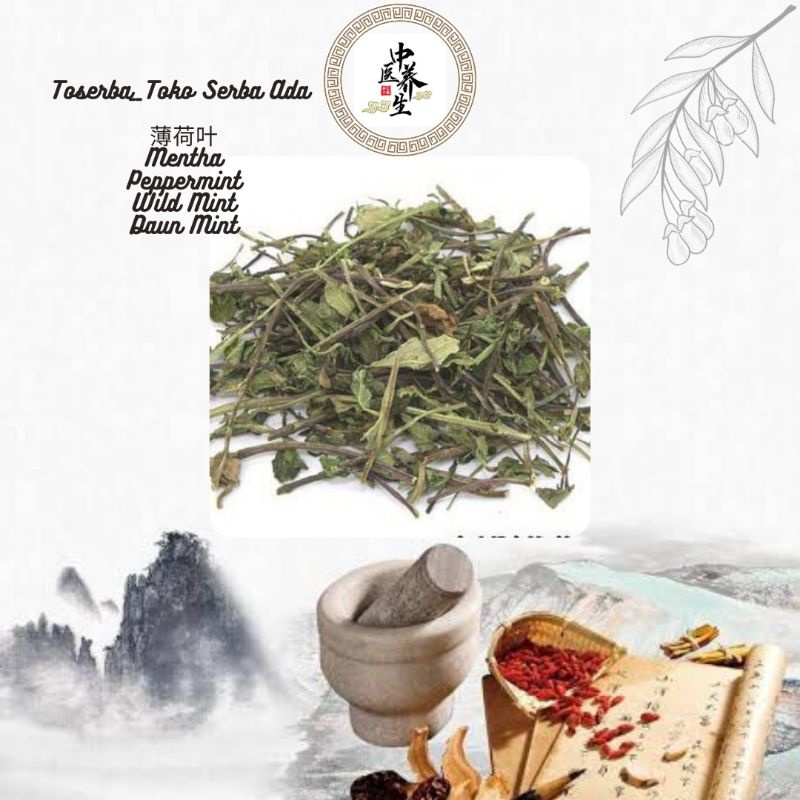 

100gr Herbal Bao He Ye 薄荷叶 Mentha Canadensis Linnaeus Wild Mint Herb Of Wild Mint Peppermint Bo Ho Ye Daun Mint Tea Spearmint BoHoYe Premium