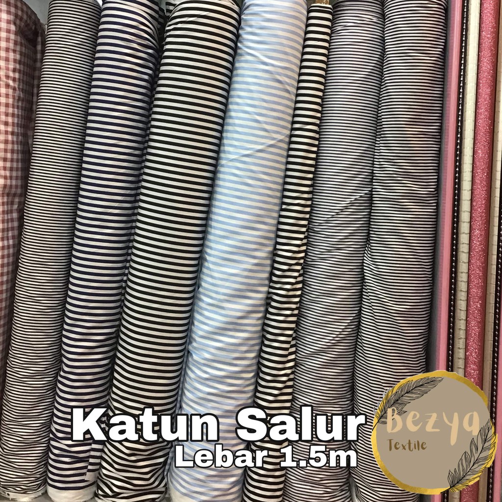 Katun Salur / Katun Jepang Salur / Katun Motif Salur