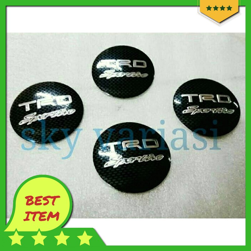 tutup dop velg mobil racing trd sportivo warna hitam tutup dop velg mobil racing trd sportivo warna hitam