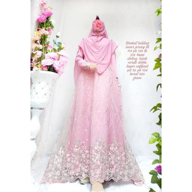 gamis syari pesta
