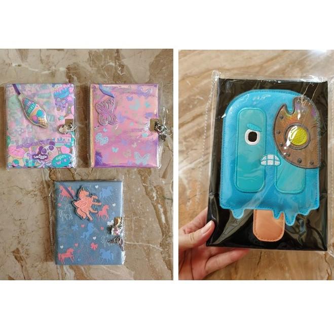 

Jurnalku Smiggle Notebook Lock Unicorn Butterfly Icecream / Diary Journal
