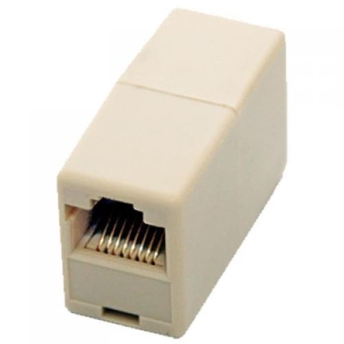 Barrel Barel Konektor RJ45 Penyambung Dua Konektor RJ 45 UTP LAN