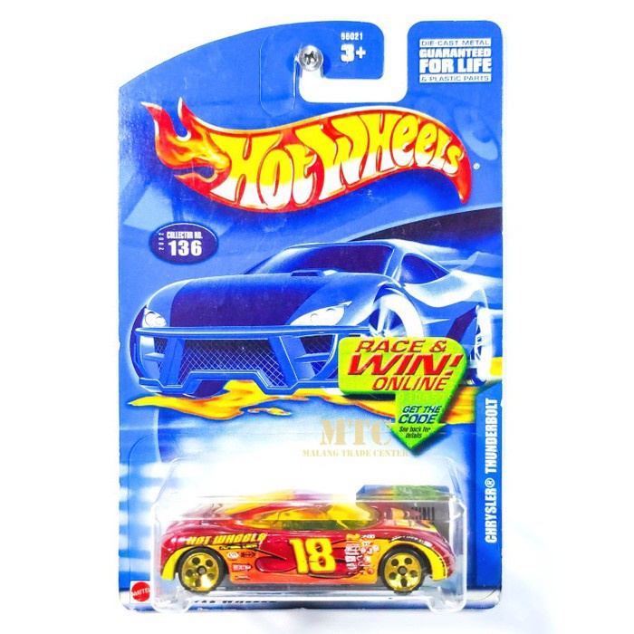 Hot Wheels Chrysler Thunderbolt Red BC 0621
