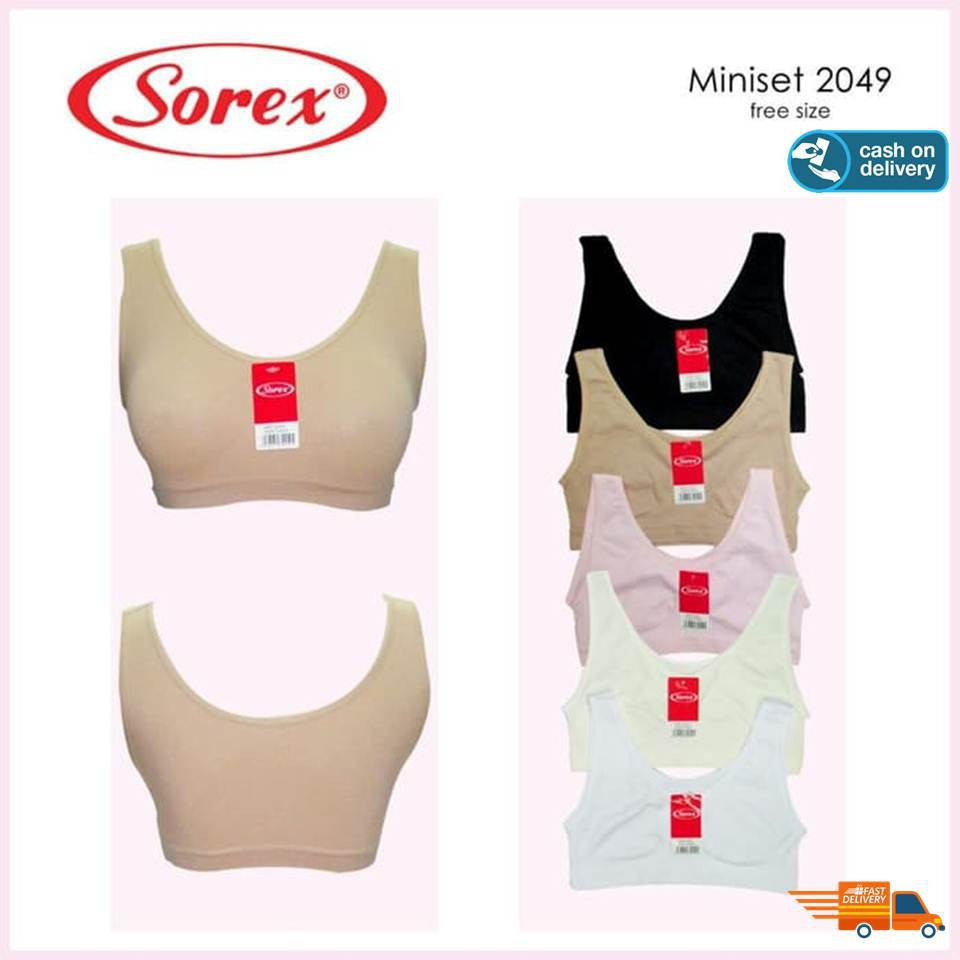 Sorex Miniset 2049 - Sport Bra Remaja - Bra Anak ABG Sekolah Tanpa Busa