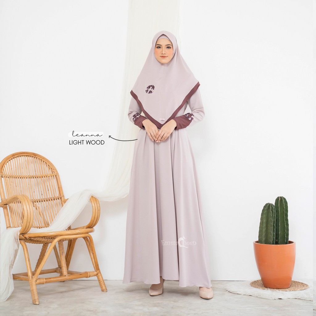 EmmaQueen - Set Dress Muslim Leanna-Light Wood