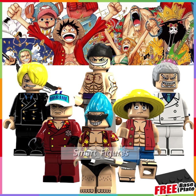 Action Figure Mini Karakter Sakazuki Franky Edward Newgate One Piece KT1008