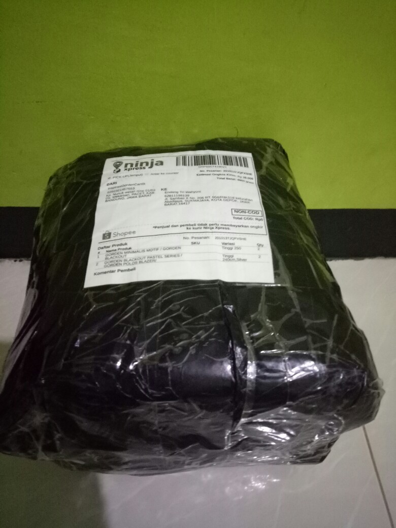 Gorden Minimalis Motif / Gorden Blackout 12 Smokring