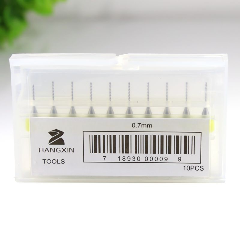 Drill bit 0.7mm 10pcs PCB mini drill tungsten Mata Bor for PCB CNC