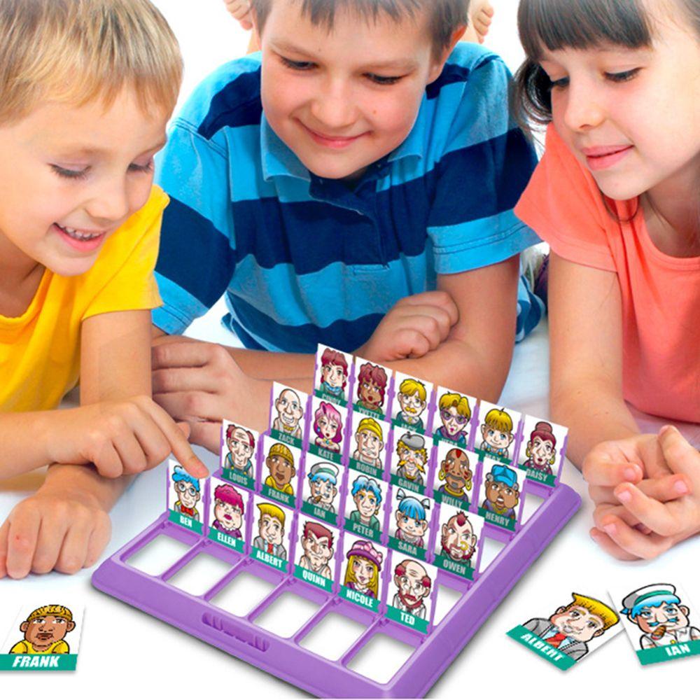 Quinton Who Is It Board Game Edukasi Anak Orang Tua-Anak Waktu Luang Interaktif Pesta Memory Training Puzzle Mainan