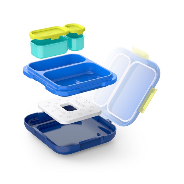 Zoku Neat Bento Lunchbox - Tempat Makan Anak Unik Tempat Makan Anak Anti Tumpah Kotak Makan Bento Anak Dan Dewasa Bekal Sekolah