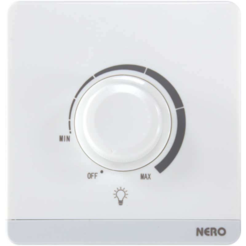 DECORA Q7L63-White 1 Gang Light Dimmer NERO