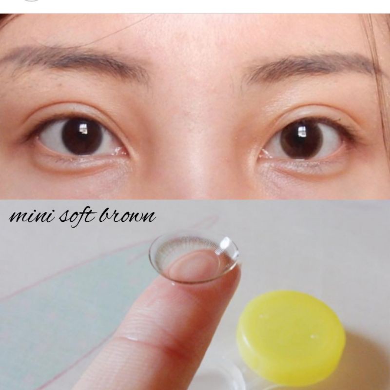 Softlens Kitty Mini Soft Brown / Mini Soff / Kontak Lensa