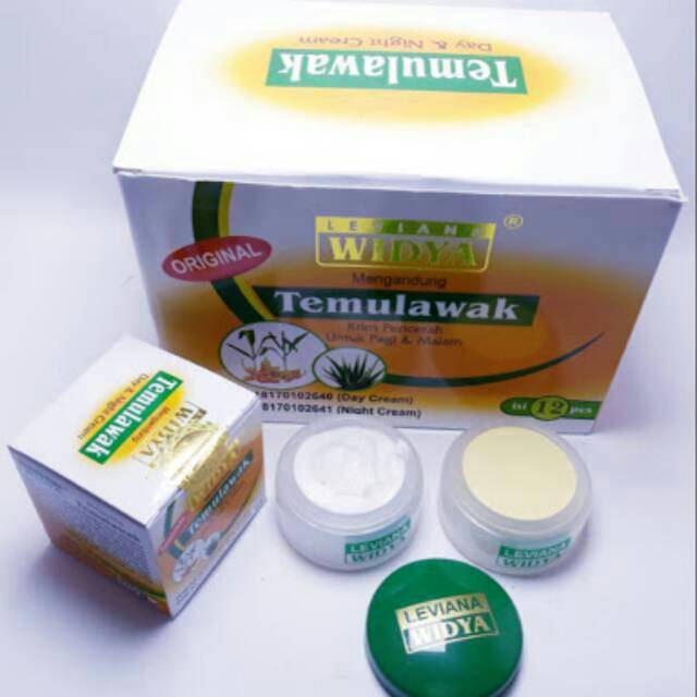 

KRIM / CREAM TEMULAWAK WIDYA LEVIANA NIGHT & DAY / PAGI & MALAM ORIGINAL BPOM