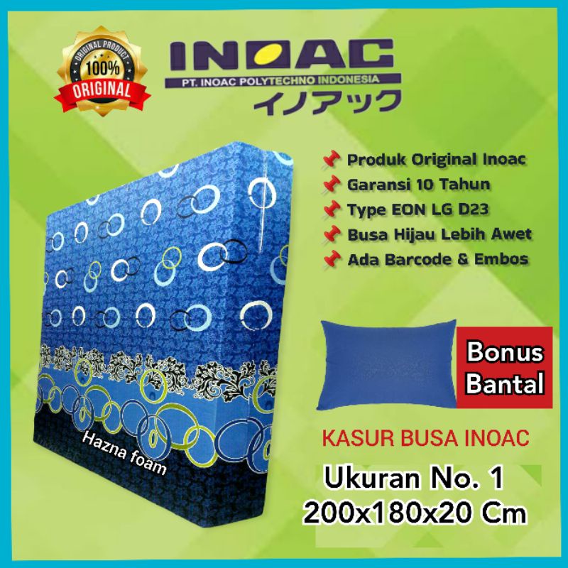 Kasur Inoac No.1 Ukuran 200x180x20
