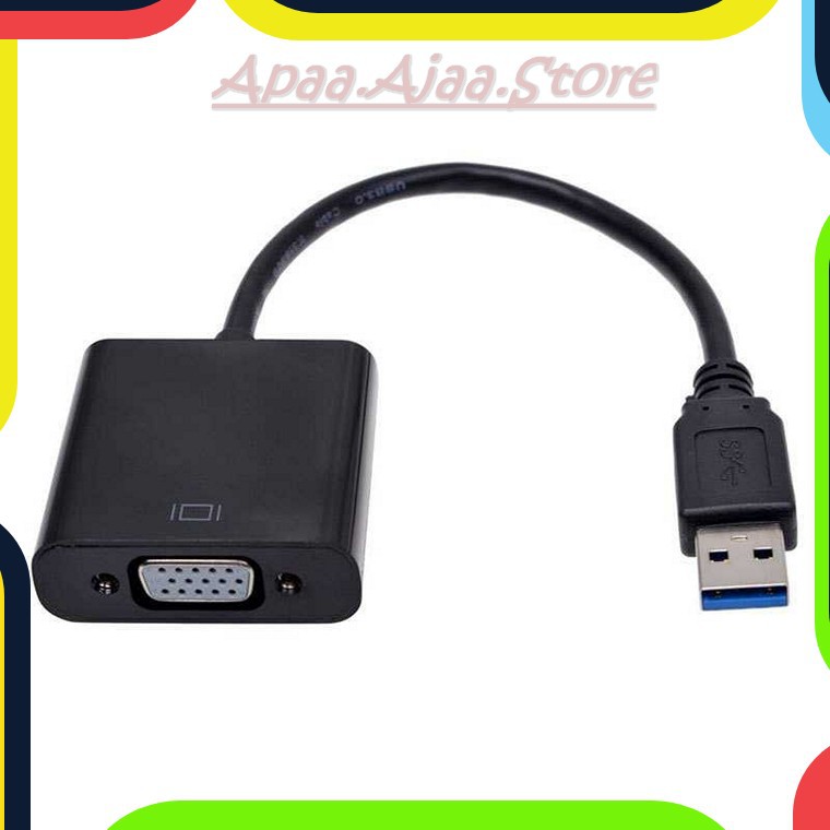 Bayar Ditempat Adapter Display USB 3.0 ke VGA - CM162