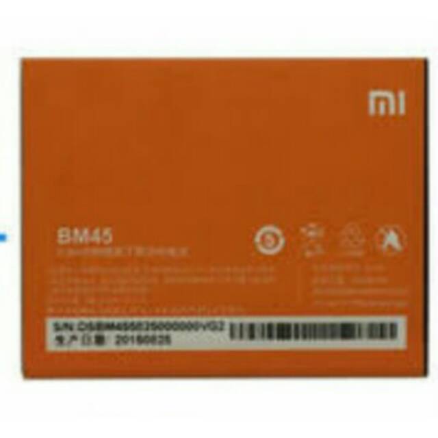 baterai original xiaomi redmi note 2.