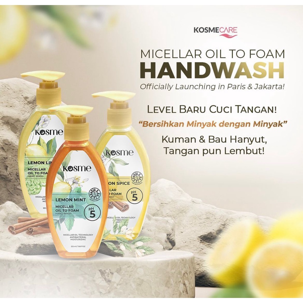 KOSMECARE MICELLAR OIL TO FOAM HANDWASH