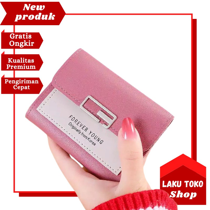 READY DOMPET FOREVER YOUNG ORIGINALLY FROM KOREA / DOMPET WANITA / DOMPET MINI / DOMPET MURAH